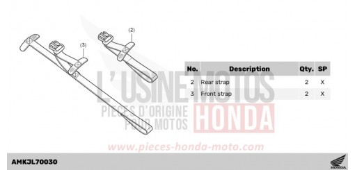 KIT,SEAT BAG ATT CB1000RAP de 2023